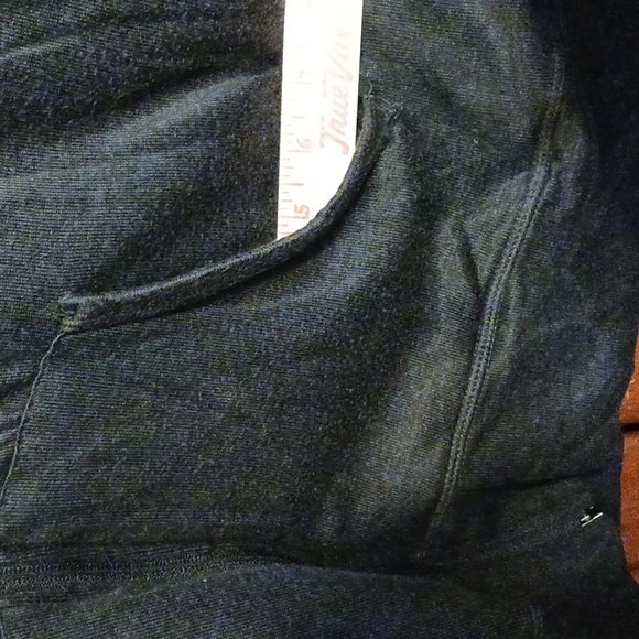 Members Mark Jacket Misses Xl Sherpa Lined Hooded Dark Charcoal Heather Like New - Picture 7 of 11